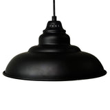 Barn Pendant Lights, Hanging Light for Kitchen Dining Table Oil-Rubbed Bronze 12" Ceiling Dome Pendant Lighting E26 Base (Black))